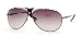AUTHENTIC DIESEL RINA P/S 0GOB MATTE BROWN METAL BROWN GRADIENT LENS AVIATOR SUNGLASSES