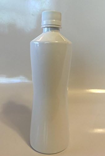 0.5-Liter Empty White Plastic Contour Lotion / Shampoo Bottles - Pack of 36 Bottles &amp; Caps