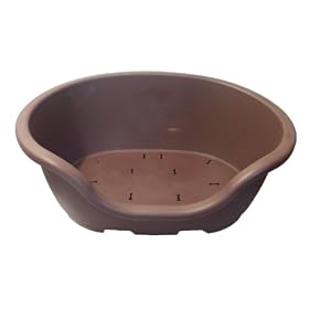40 WINKS Plastic Pet Sleeper 18inch (Chocolate Brown)