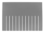 Quantum Storage Systems DS93120 Short Divider for Dividable Grid Container DG93120, Gray, 6-Pack