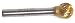 Champion SD3 Titanium Nitrite Coated Burs Solid Carbide 3/8