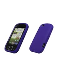 Wireless: Premium Purple Silicone Gel Skin Cover Case for Motorola CLIQ XT / Quench [Accessory Export Brand Packaging] - Accessory Export, LLC