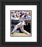 Framed Andruw Jones Los Angeles Dodgers Photograph