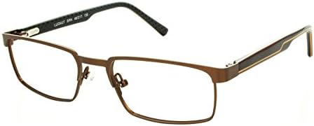 Cantera Lugnut Childrens Eyeglass Frames - Satin Brown/Orange