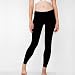 American Apparel 8328 Cotton Spandex Jersey Legging, Black, L
