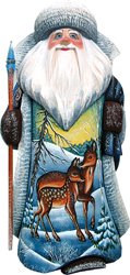 Deer Family - Russian Handcarving