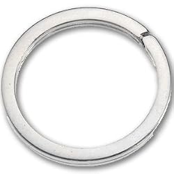 Sterling Silver Round Key Ring
