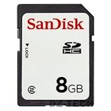 SanDisk 8 GB Class 2 SDHC Flash Memory Card SDSDB-8192 (Bulk Packaging)