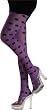 Adult Purple Polka Dot Tights - Adult Std.