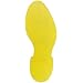 Brady 55357 12" Length, B-933 Vinyl Tape, Yellow Vinyl Footprints-Right Foot