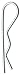 Zinc Plated Steel Hitch Pin, Shaft OD Min 1/8