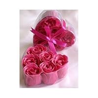 Fuchsia Rose Petal Soaps - 2 BOXES