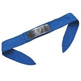 Naruto Disguise Metal Plated Headband Version Leaf Village (Blue Sash)