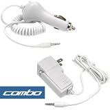 Bargaincell- Accessory Bundle Kit for Apple IPOD Shuffle 2nd Generation MP3 Music Player- Home Travel Plug in Ac Charger + Car Charger with IC Chip