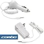 Bargaincell- 2-Piece Value Combo Pack Of Brand New Home Wall Travel Plug in Ac Charger + Vehicle Cigarette Lighter Power Car Charger with IC Chip For Apple IPOD Shuffle 2nd Generation MP3 Music Player