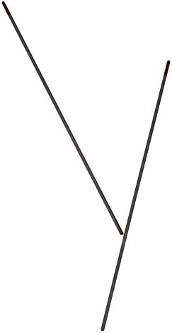 CNBTR 2% Thoria Oxide TIG Welding Thorium Tungsten Electrode (WT20) Red in Case Pack of 10 (1.6 x 150 mm)