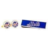 New York Mets Cufflinks and Money Clip Gift Set