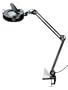 ALVIN� Large Swing Arm Magnifier Lamp Black