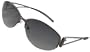 Fendi Fashion Sunglasses FS284, Ruthenium Silver Frame/ Fade Grey Lenses