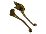 Brake & Clutch Levers - Honda CBR 600 F1, F2, F3, F4, F4i 87-05, CBR 900rr 93-99, CB 599 & CB 600 CB599 CB600 98-06, CB 919 CB919 02-06 - Gold