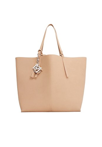 Mango Women's Purse Shopper Bag, Ecru, One Size
