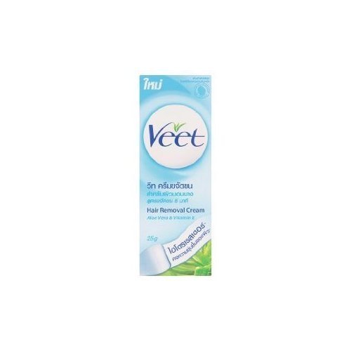 Veet Aloe Vear 7 Vitamin E Hair Removal Cream 25g Sensitive
