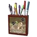 Beverly Turner Groundhog Photography - GroundHog I Saw my Shadow - Tile Pen Holders-5 inch tile pen