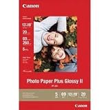 Canon Glossy II 13 x 19 Inch Photo Paper Plus Glossy 20 Sheets (2311B026)