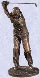 Saving par Golfer w club statue replica sculpture golf (The Digital Angel Decor)