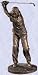 Saving par Golfer w club statue replica sculpture golf (The Digital Angel Decor)