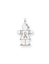 14k White Gold Kid Charm Cyber Monday Special