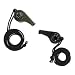 Super Whistle With Compass and Thermometer (Black)