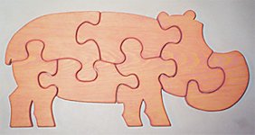 Kitchen: Jigsaw Hippo