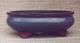 Bonsai Boys Blue Oval Ceramic Bonsai Pot 6 5 x 4 5 x 2 5