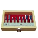 Woodline USA's - 8pc Dovetail Set ( Incra )- 1/2" Shank Router Bit Set