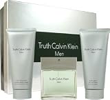 Truth by Calvin Klein for Men 3 Piece Set Includes: 3.4 oz Eau de Toilette Spray + 3.4 oz After Shave Balm + 3.4 oz Body Wash