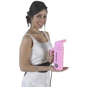  Jiffy PINK J0901 Esteam Handheld Garment Travel Steamer
