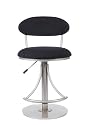 Hillsdale 4641-824 Venus Adjustable Swivel Stool, Black