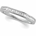 14K White Gold Diamond Anniversary Band Ring