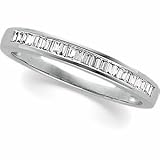14K White Gold Diamond Anniversary Band Ring (0.25 ctw, G-H, SI1)