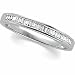 14K White Gold Diamond Anniversary Band Ring (0.25 ctw, G-H, SI1)