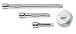 SK 4940 4 Piece 1/4-Inch Drive Extension and Thumbwheel Ratchet Set
