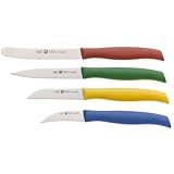 J.A. Henckels Twin Grip Colored Paring Knives, Set of 4