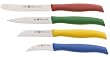 J.A. Henckels Twin Grip Colored Paring Knives, Set of 4