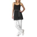 Converse® One Star® Belted Sleeveless Tunic - Ebony/Gray Trim