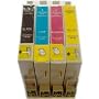 1 Set of 4 Latest Version Compatible Ink Cartridges for Epson DX8400 by GFS