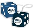 Seattle Seahawks Fuzzy Dice - Football Sports Merchandise