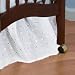 Baby : Standard Crib Eyelet Dust Ruffles - color pink