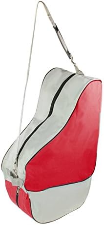 Rensh Roller Inline Skating Adjustable Shoulder Strap Skates Carrying Bag Skates Tote Bags Color Red