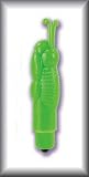 Zingers 4 Inch Waterproof Vibrating Massager - Green